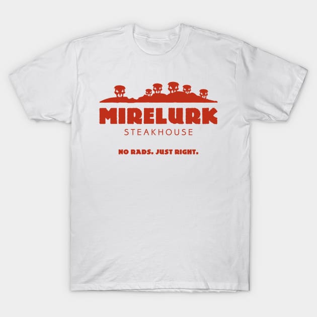 Mirelurk Steakhouse T-Shirt by ClayGrahamArt